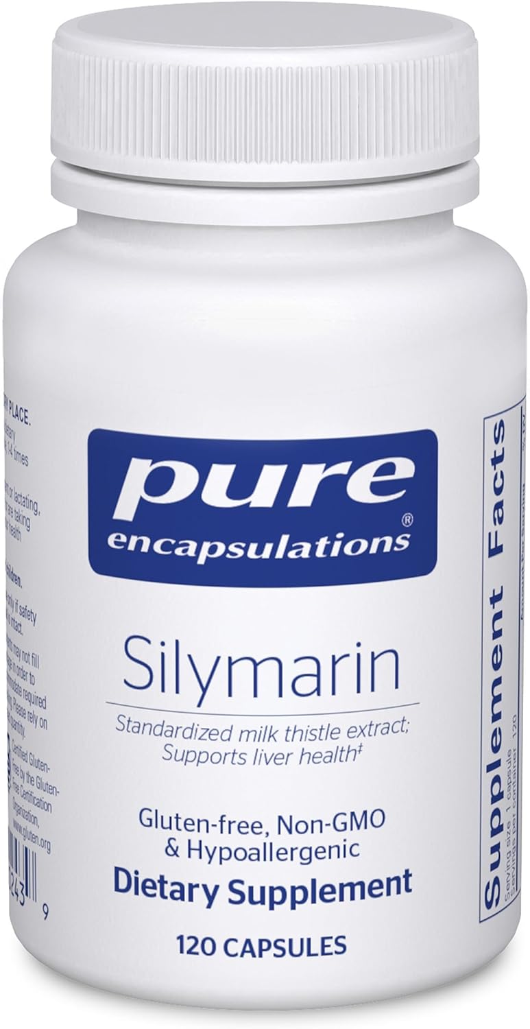 Pure Encapsulations Silymarin, 120 Capsules