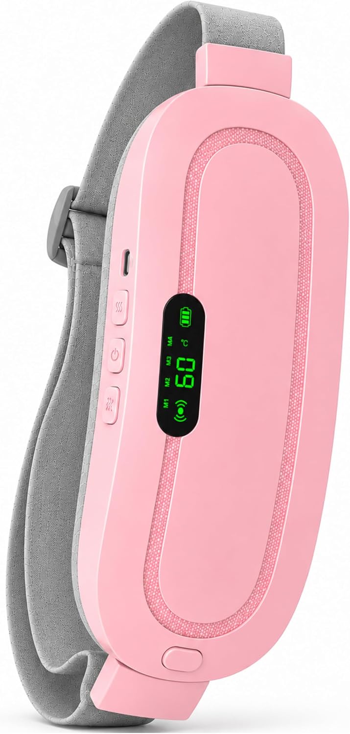 Portable Heating Pad for Period Cramps, Cordless Rechargeable