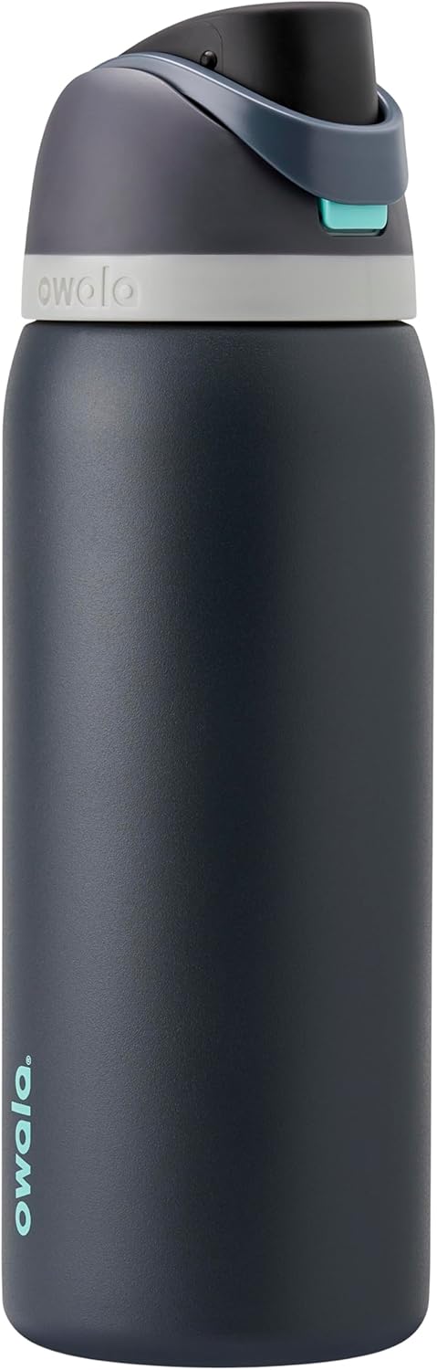 Owala FreeSip Stainless Steel Water Bottle 32 oz Foggy Tide
