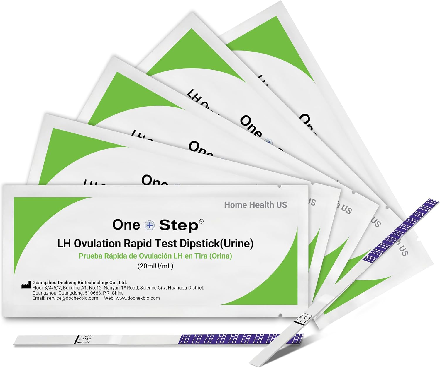 30 x One Step Ovulation Strips 20miu/ml Test Kit Sensitive Fertility Predictor Testing Sticks (Wide Width)