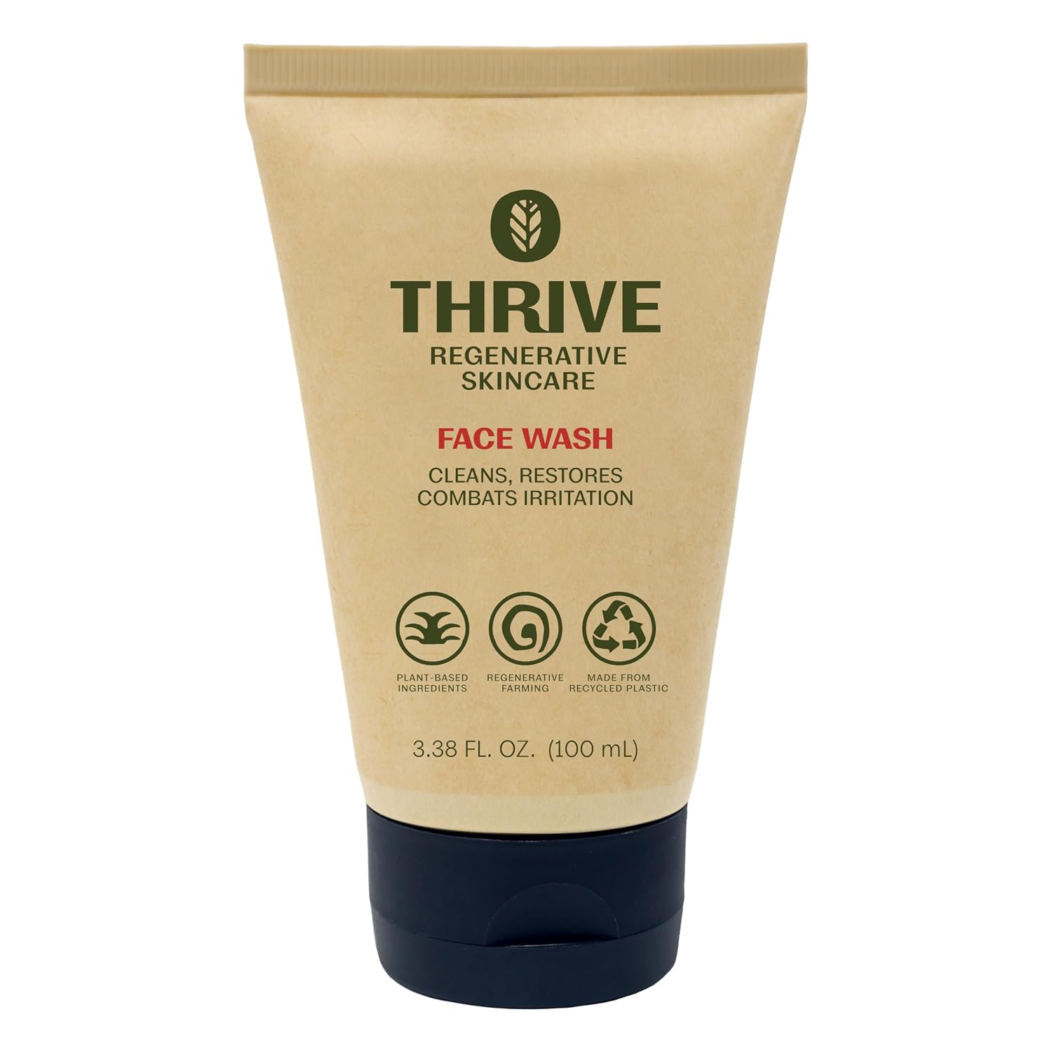 Thrive Natural Care Face Wash – Hydrating Daily Facial Cleanser – Gently Cleanses Face Without Over Drying – Vegan, Oil Free