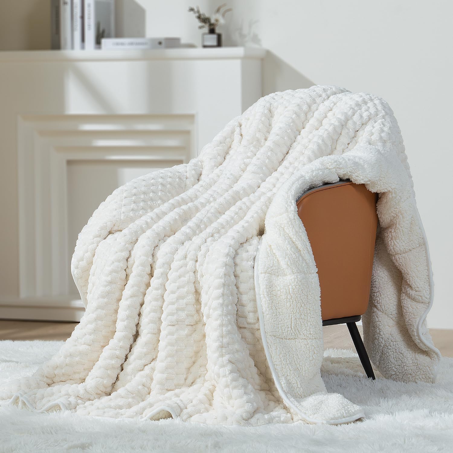 Mr. Sandman Weighted Blankets for Adults, Queen Size 60 x 80 Inches, 15lbs