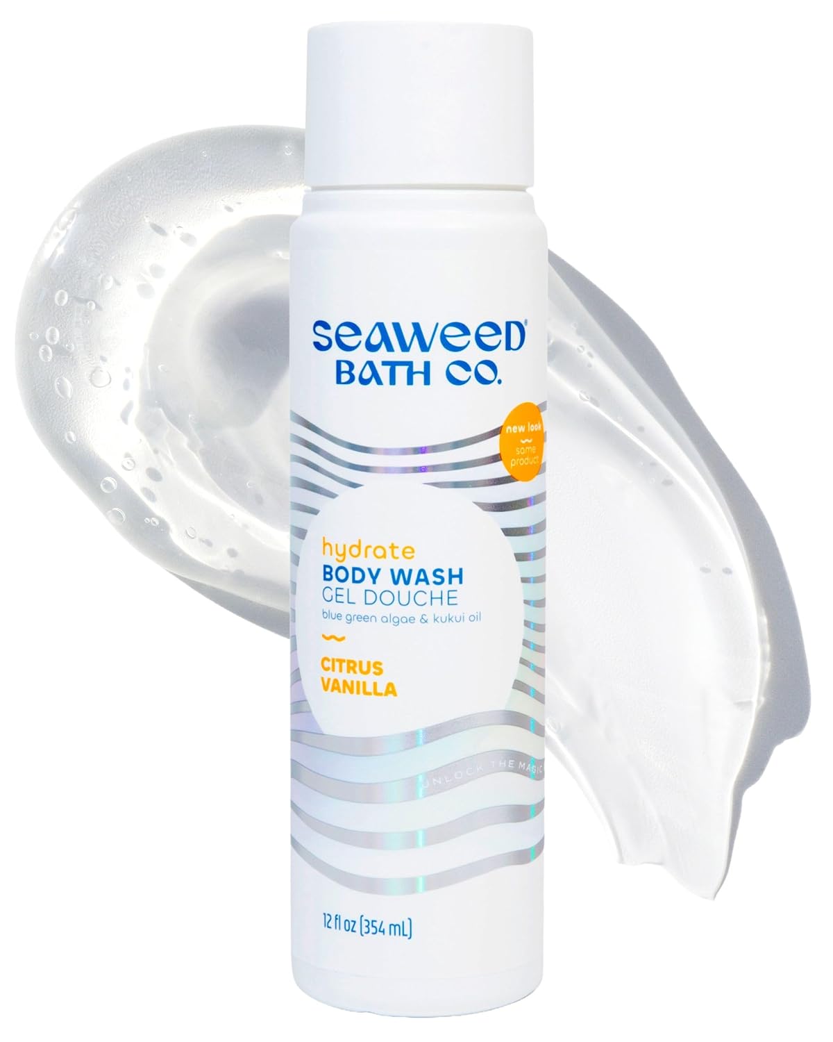 Seaweed Bath Co. Hydrate Body Wash, Citrus Vanilla, 12 oz