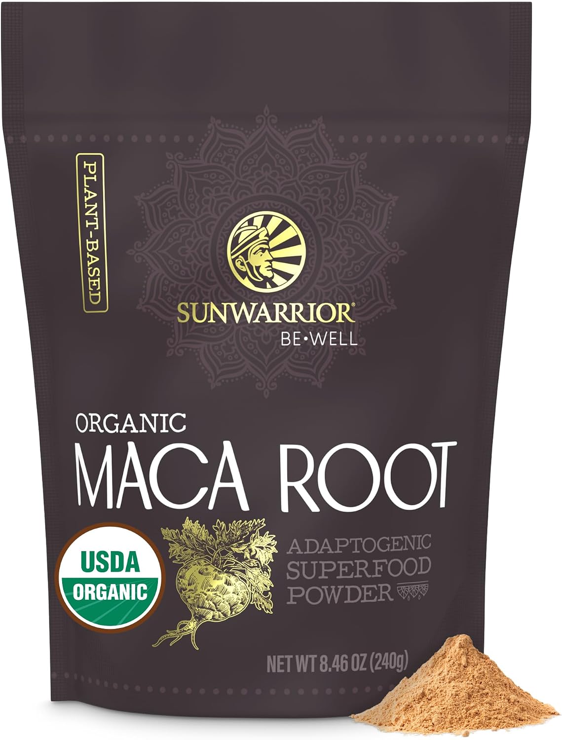 Organic Maca Root Powder Yellow 8 Grams of Adaptogenic Superfood per Serving Supports Energy, Stamina, Mood, & Balance Peruvian Maca Powder for Vitality & Wellness Non-GMO Vegan 30 Servings Unflavored