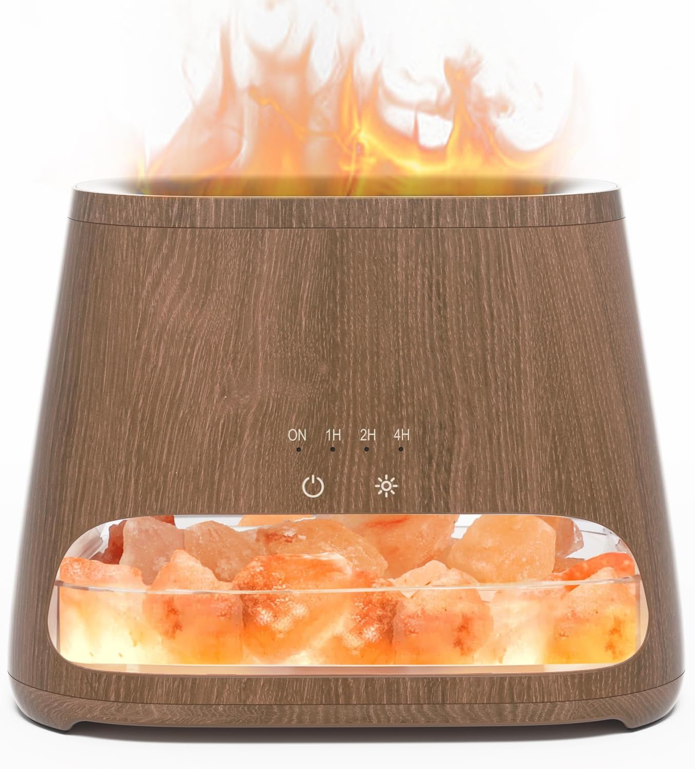 SALKING 2-in-1 Himalayan Salt Lamp Diffuser for Home, Aromatherapy Diffuser