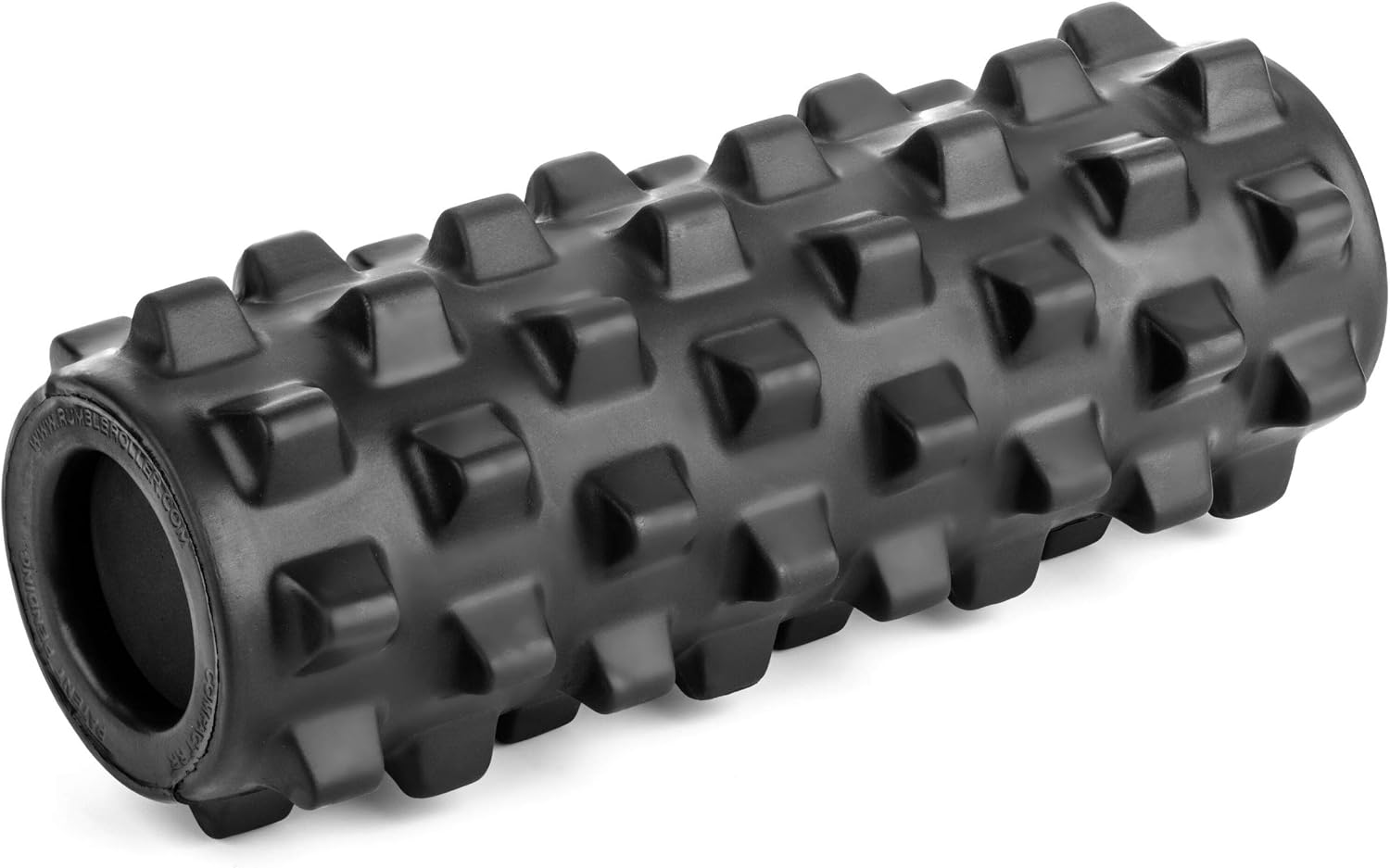 RumbleRoller Extra Firm Foam Roller Deep Tissue Massage Roller for Muscle Recovery (12 Inches Compact)