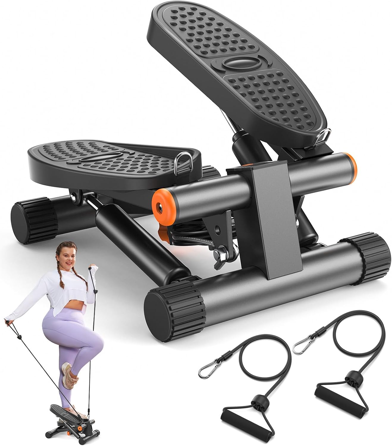 Niceday Steppers for Exercise at Home, Mini Stepper with 300LBS Capacity
