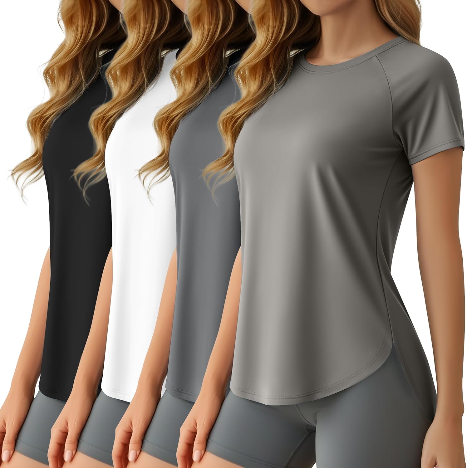 Oakgarden 4 Pack Women’s Workout Tops
