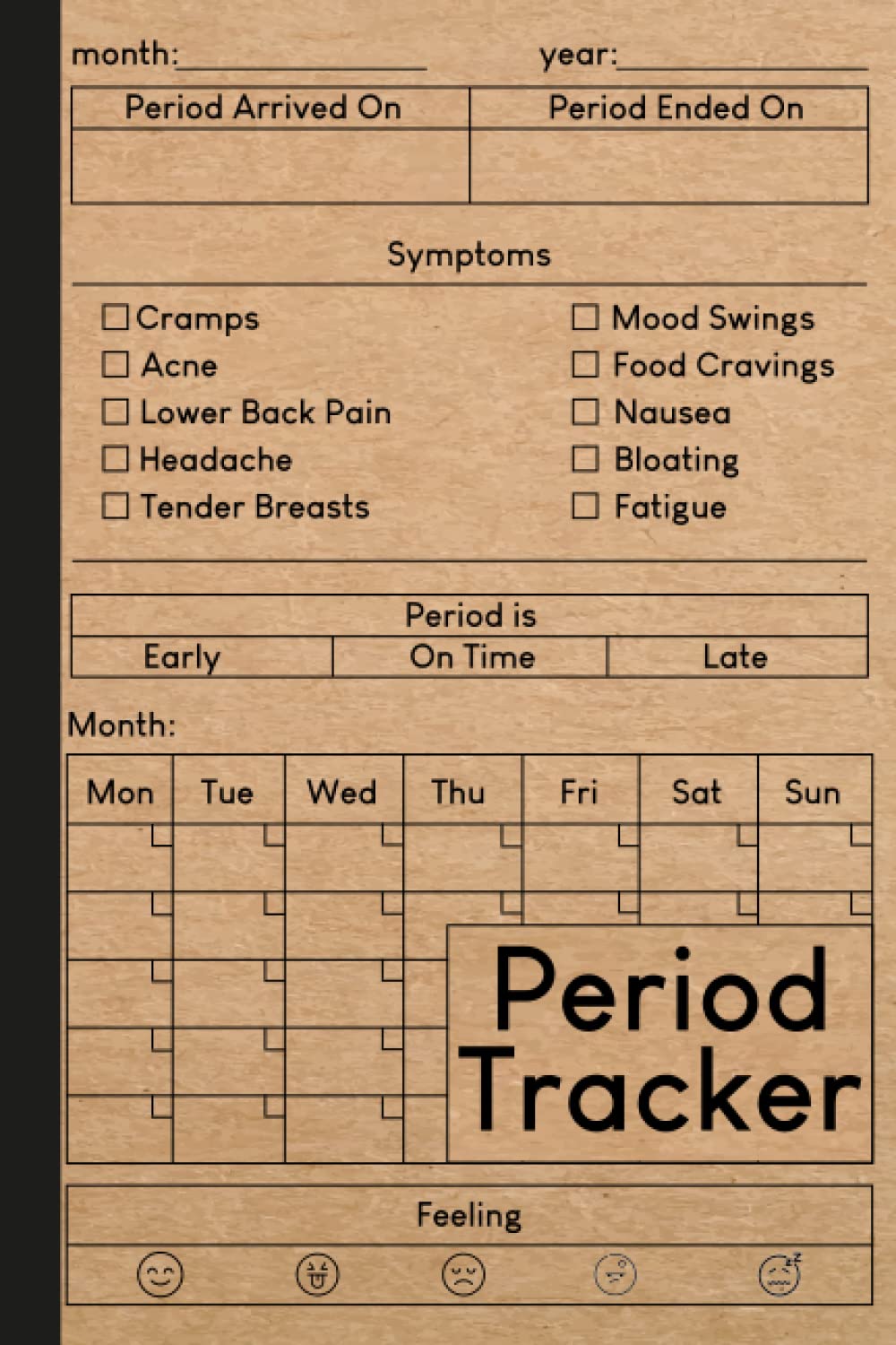 Period Tracker: Ovulation Tracker journal, Menstrual cycle tracker journal for young girls, teens and women, Period Trackers & Menstrual Calendars