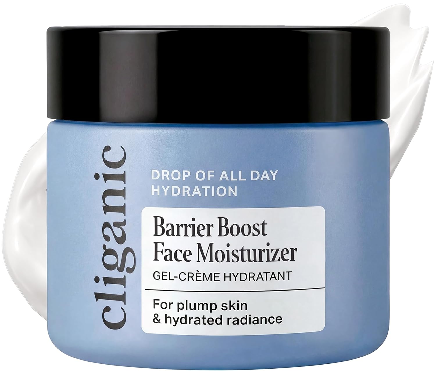 Cliganic Barrier Boost Moisture Face Cream with Triple Botanical Complex® –Jojoba, Rosehip & Argan Oils, Face Moisturizer, All-Day Hydration For All Skin Types- 1.7oz