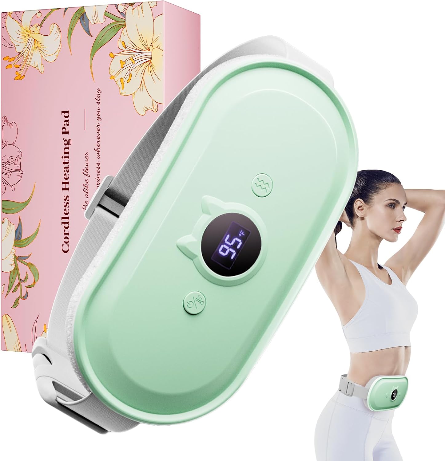Heating Pad for Period Cramps,Portable Electric Heating Pad for Back