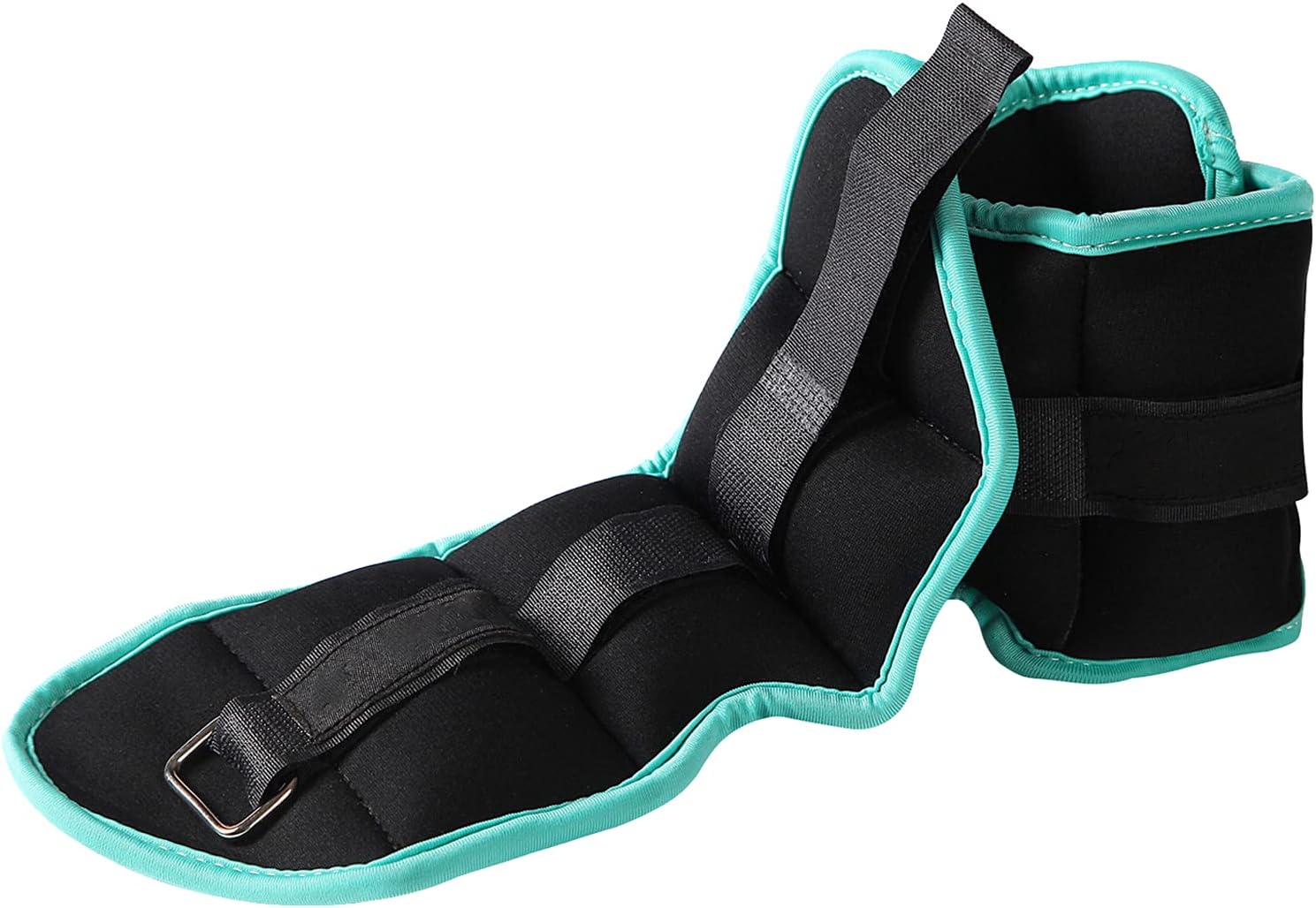 JFIT Ankle Weights – Ankle Weight Pair 10 Weight and Bundle Options – 0.5 to 8 lbs. Each (Set of 2) Adjustable Straps – Comfortable, Breathable, Moisture Absorbent Weight Straps for Men and Women