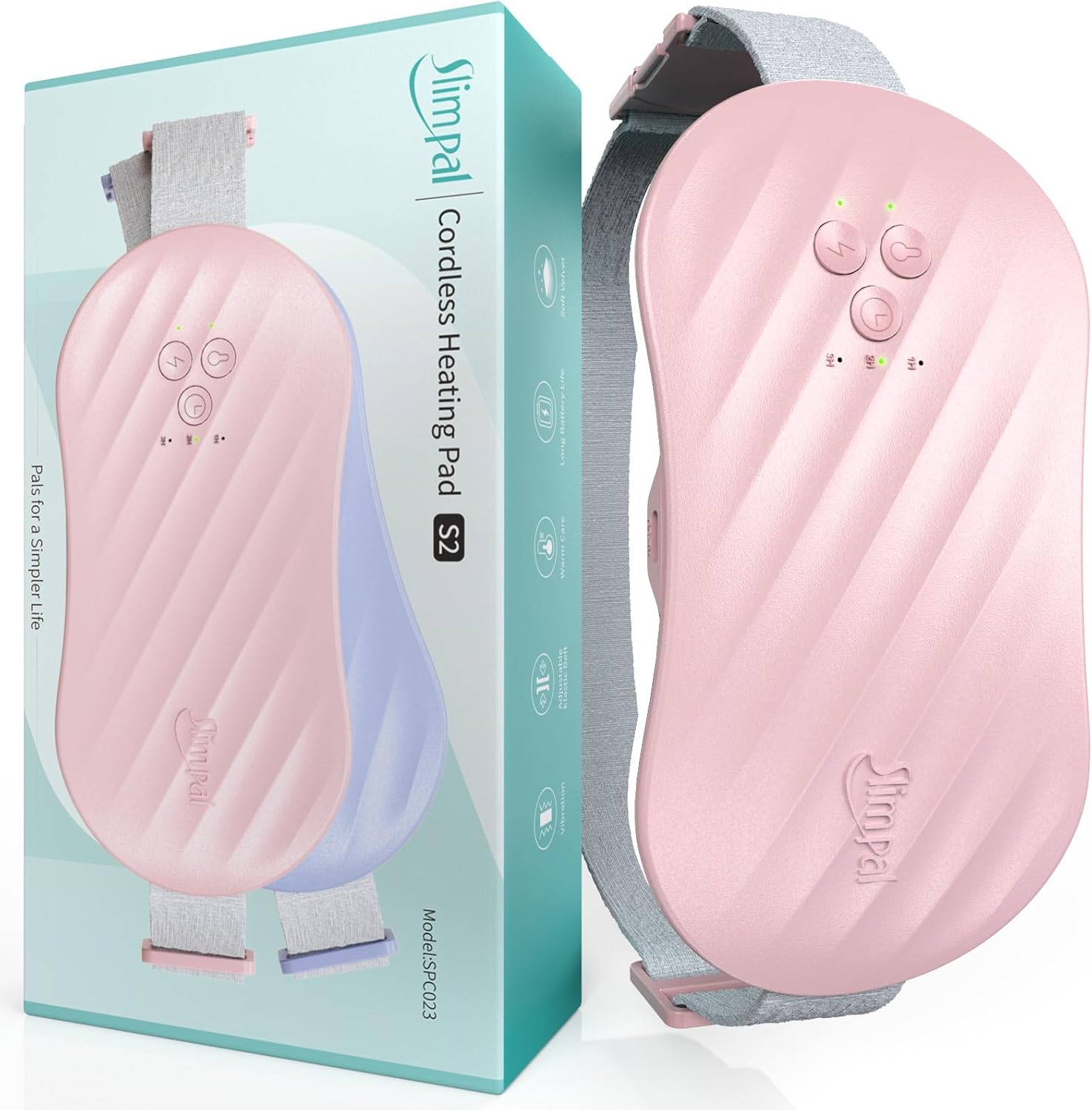 Slimpal Portable Heating Pad, FSA Eligible Period Heat Pad for Cramp Relief