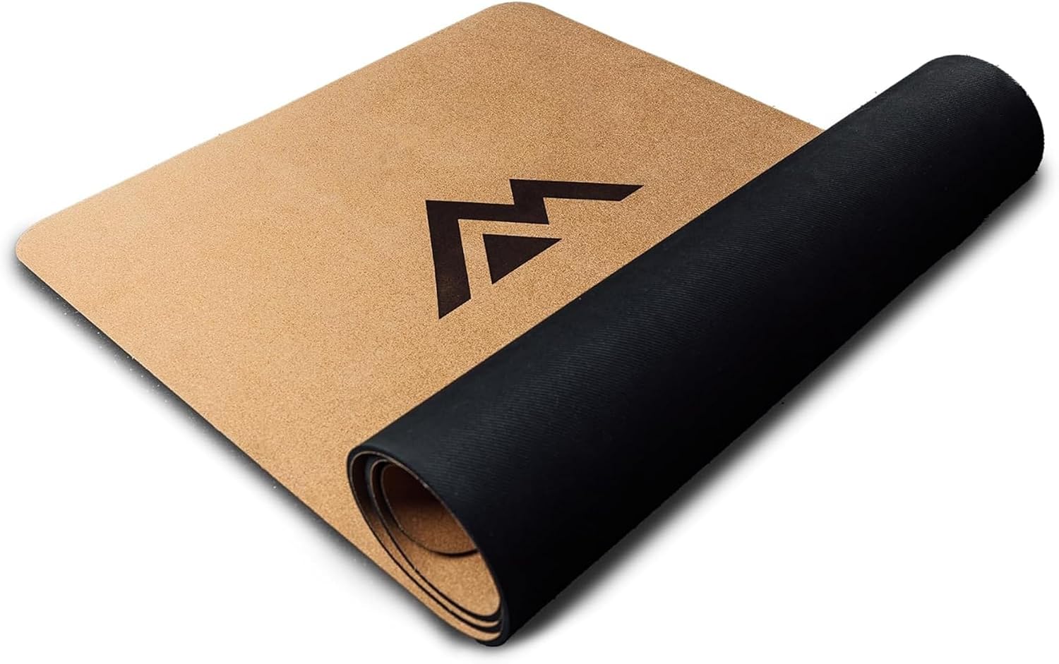 REP Fitness Premium Yoga Mat, Cork or Polyurethane, EcoFriendly, Non-Slip, 5mm or 6mm Thick, Travel, Hot Yoga & Home Fitness Mat, Optional Carry Strap, Organic, Natural, Latex-Free Materials