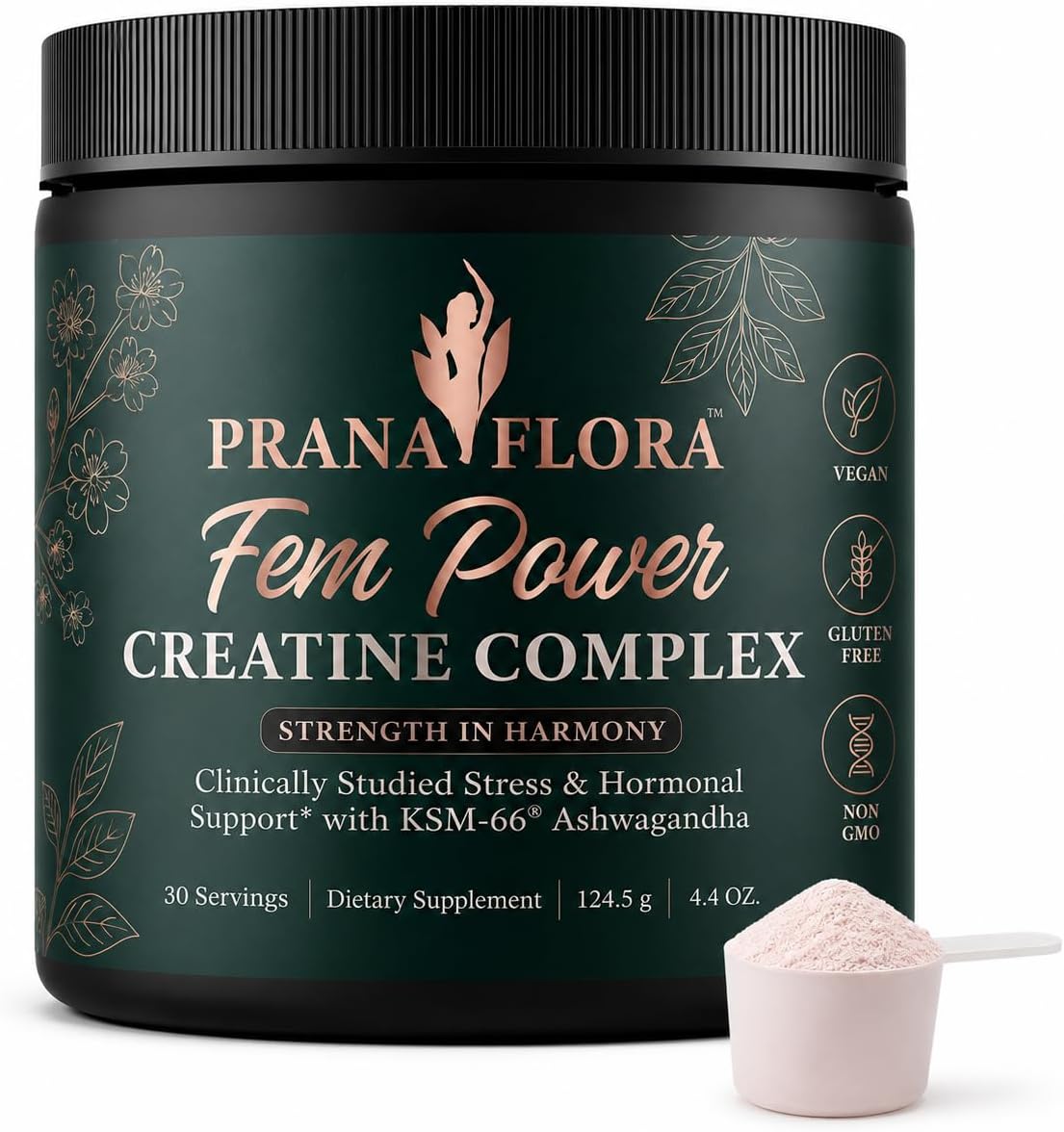 FemPower Creatine for Women with KSM-66, 30 Servings