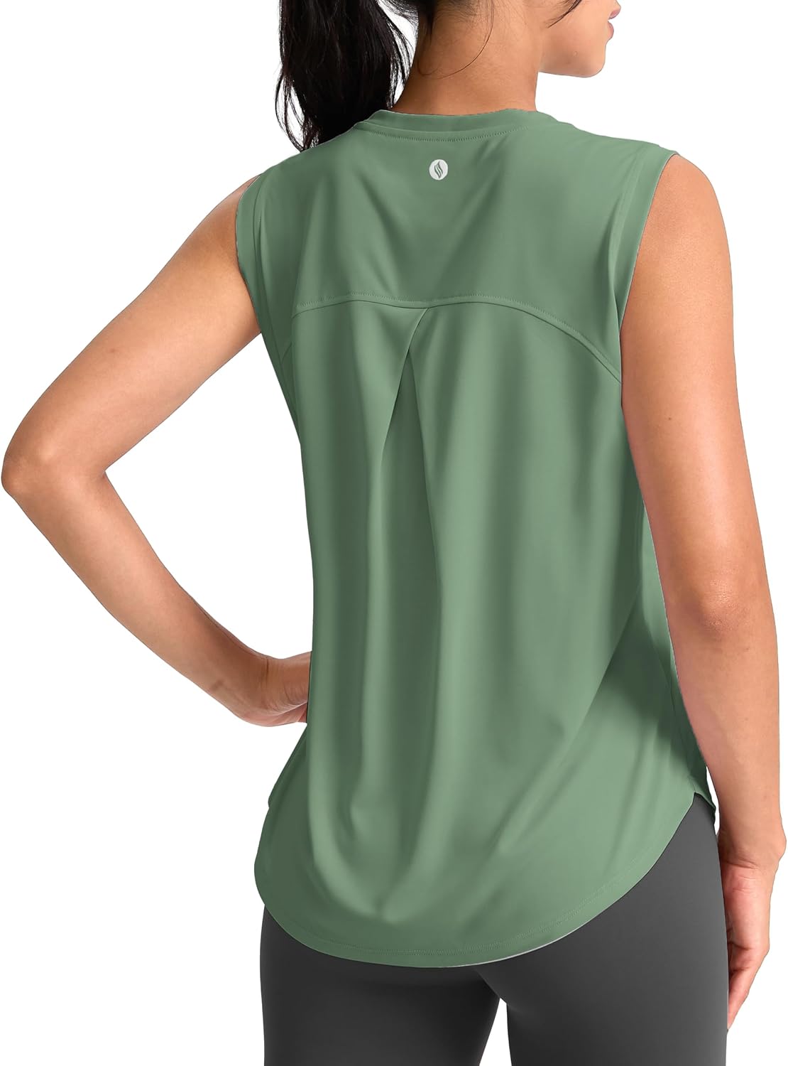 SANTINY Women’s Workout Tank Tops Athletic Gym Yoga Shirt