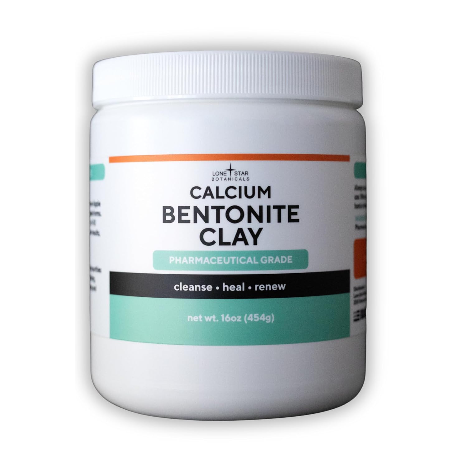 Calcium Bentonite Clay Healing Powder – Pure Pharmaceutical – Face, Body & Hair Mask, Natural Mud Masks, Deep Pore Cleansing for Health & Beauty