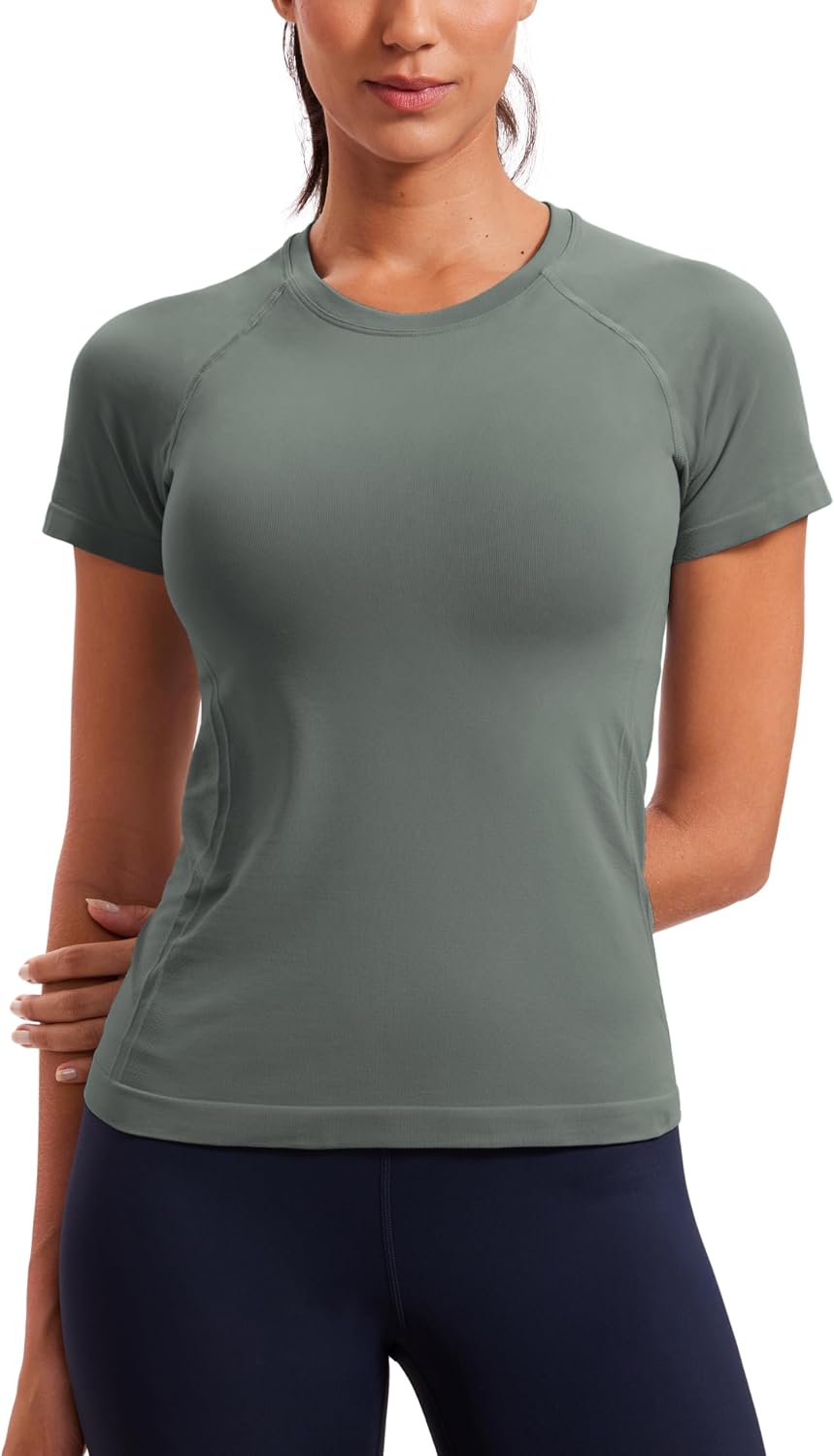 CRZ YOGA Seamless T-Shirt Hip Length