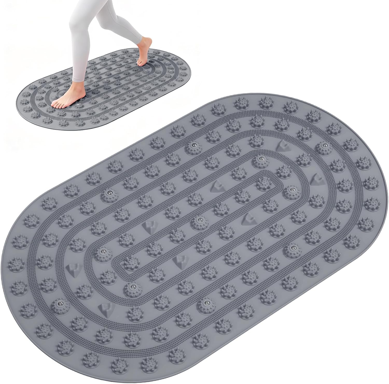 Foot Massage Acupuncture Mat, Vynusio Acupressure Pressure Point XL 30*18″