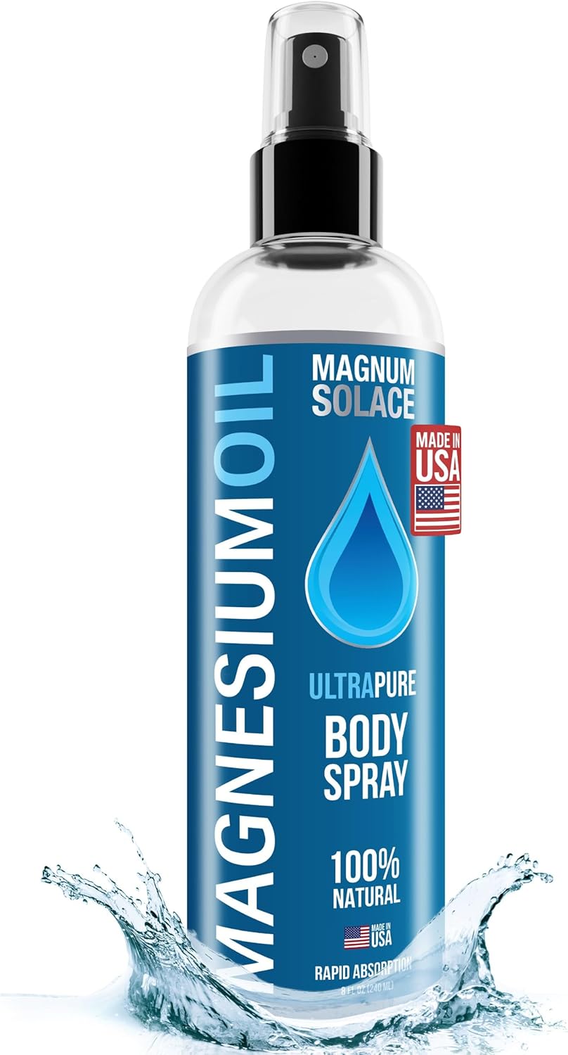 Pure Magnesium Oil Spray – 100% Natural Magnesium Spray – Sourced from the Sea