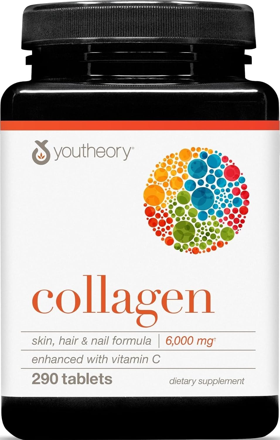 Youtheory Advanced Collagen, 6,000 mg, 290 Tablets, 48-Day Supply