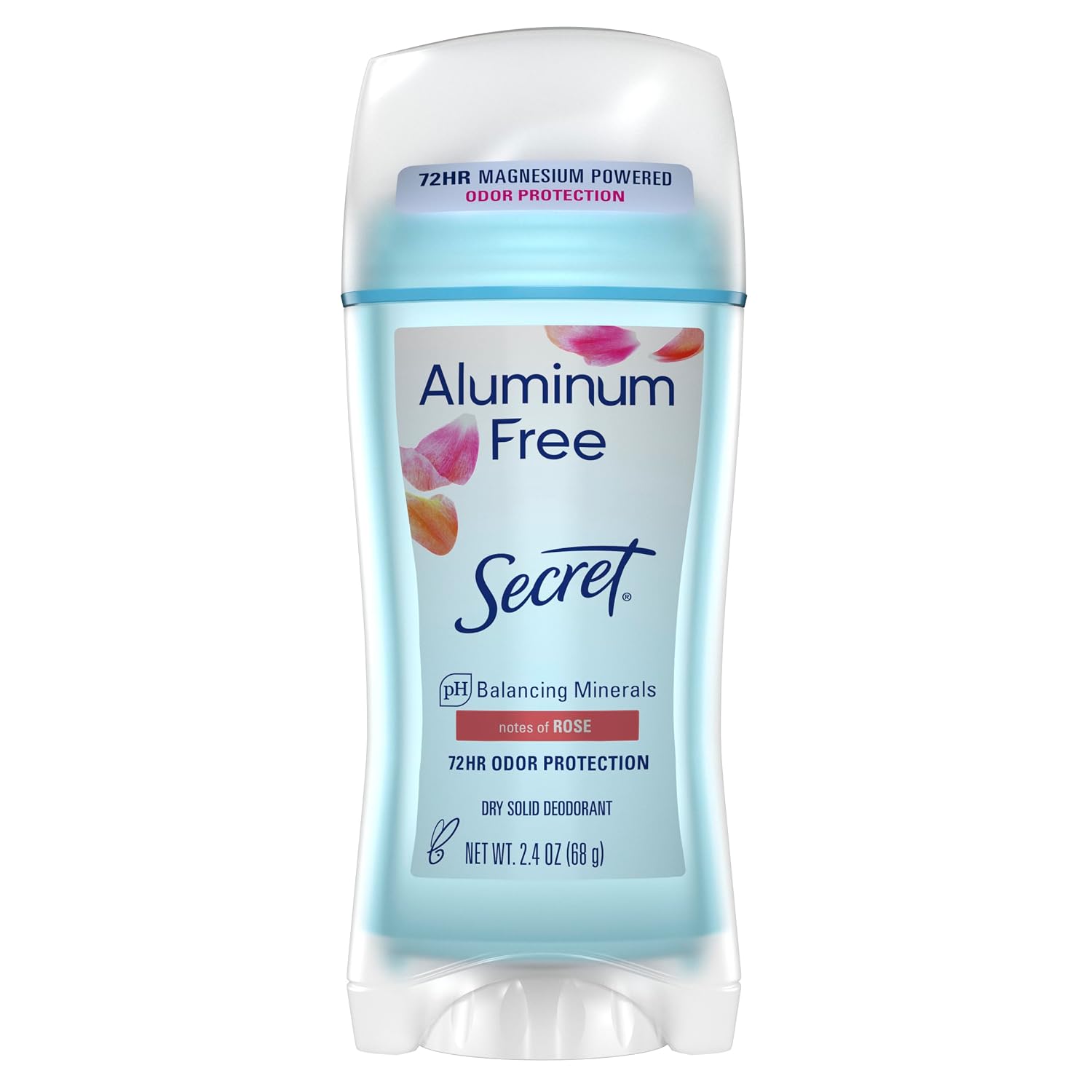 Secret Aluminum Free Deodorant for Women, Rose, 2.4 oz