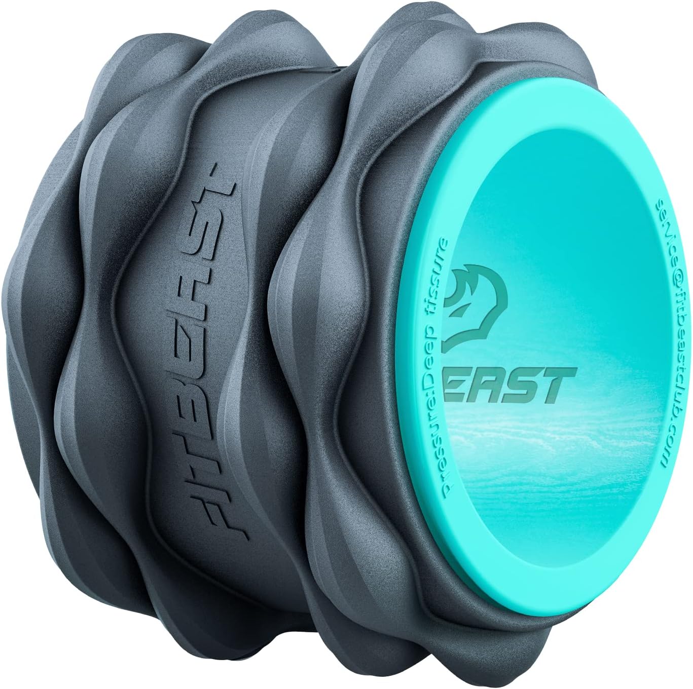 FitBeast Back Roller, Back Wheel Foam Roller – Targeted Muscle Roller for Deep Tissue Massage, Back Stretcher