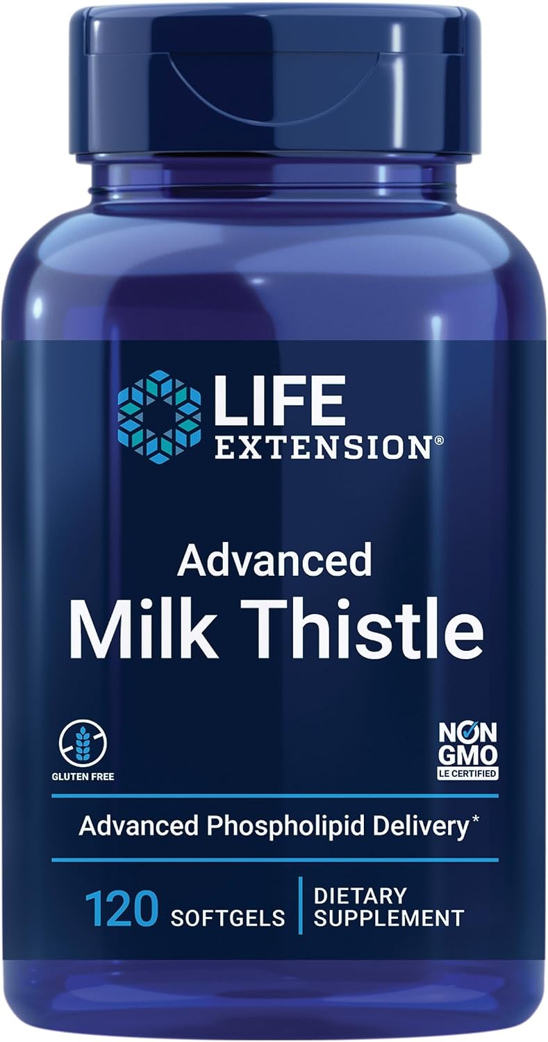 Life Extension Advanced Milk Thistle, Silymarin, 120 Softgels