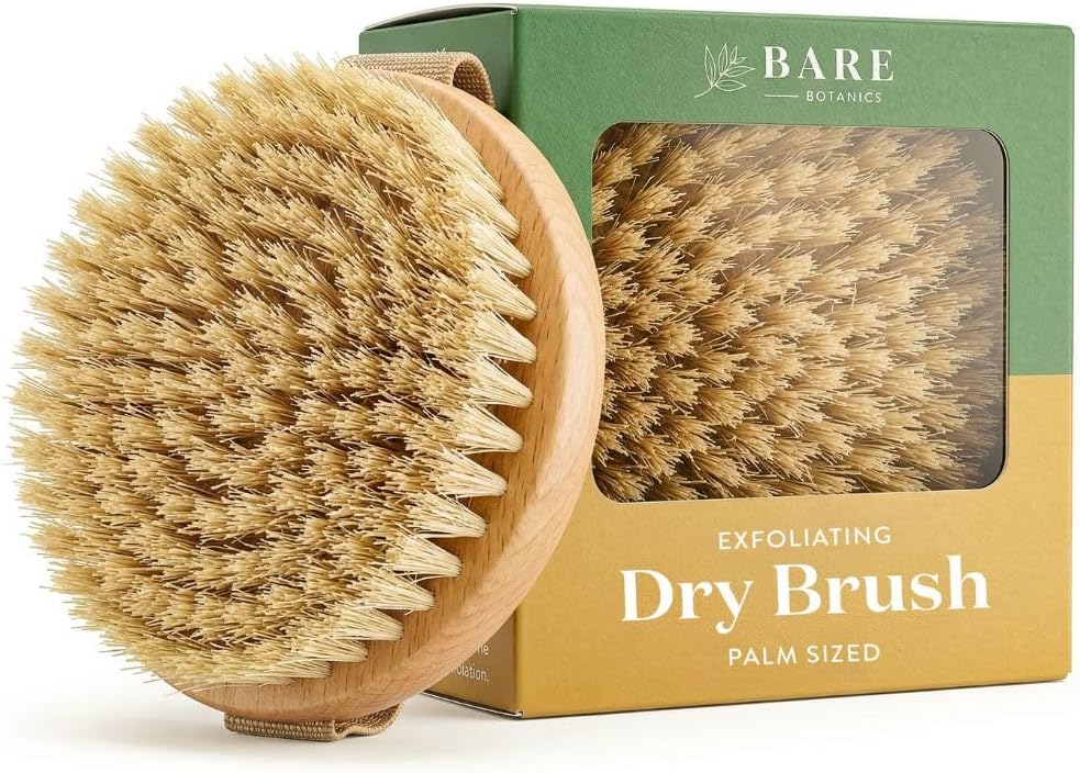 Bare Botanics Dry Brushing Body Brush for Lymphatic Drainage