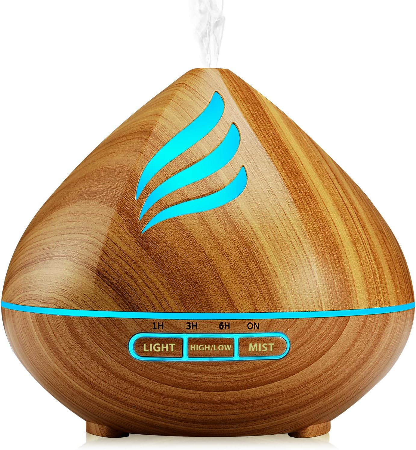 500ML Essential Oil Scent Diffuser: Remote Control &14 LED for Home – Camel | Aroma Diffuser with Ultra-Quiet Cool Mist – Aromatherapy Diffuser Offers Auto Shut-Off & Timer for Bedroom or Office
