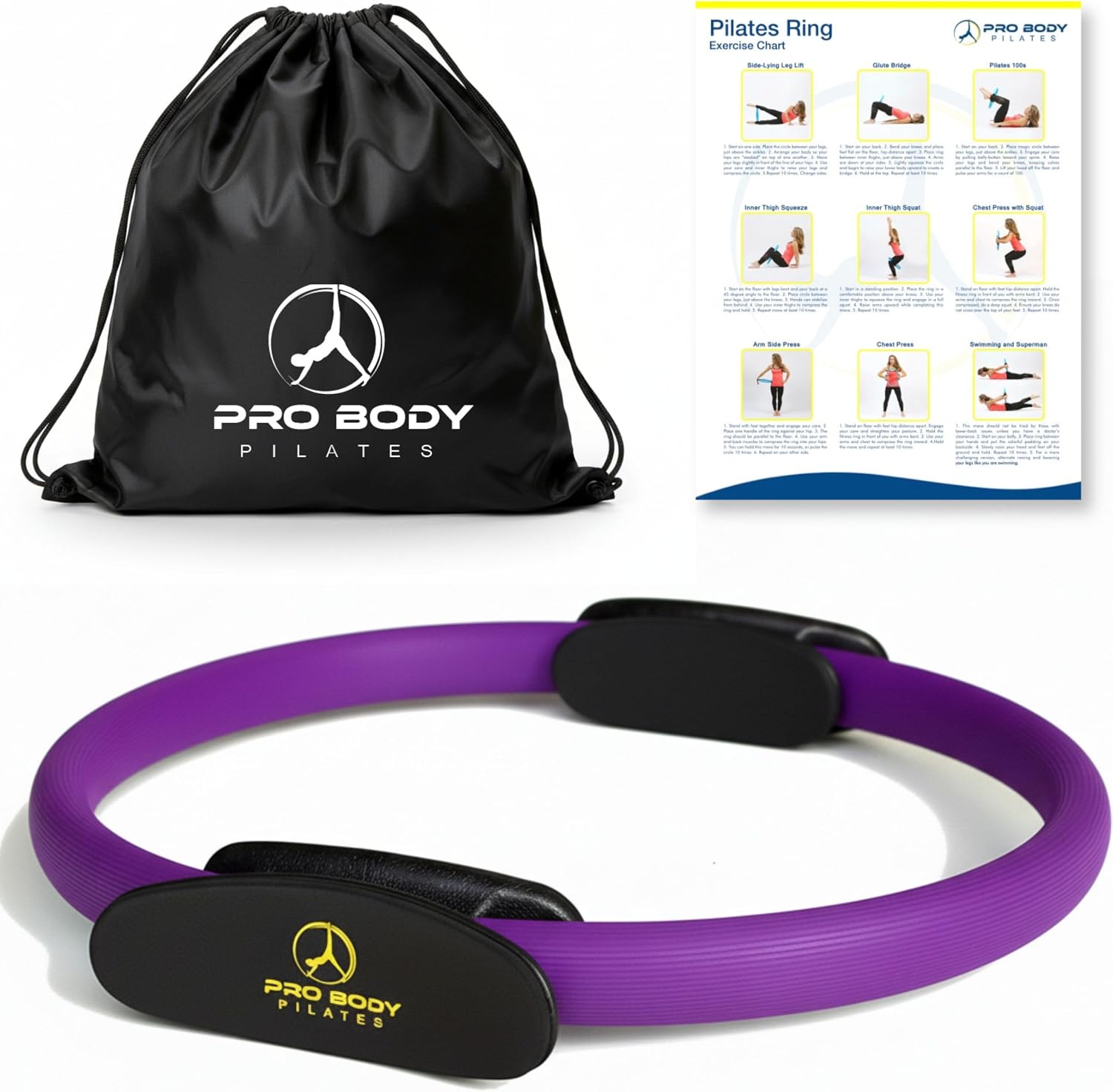 ProBody Pilates Circle – 14 Inch Magic Circle Pilates Ring