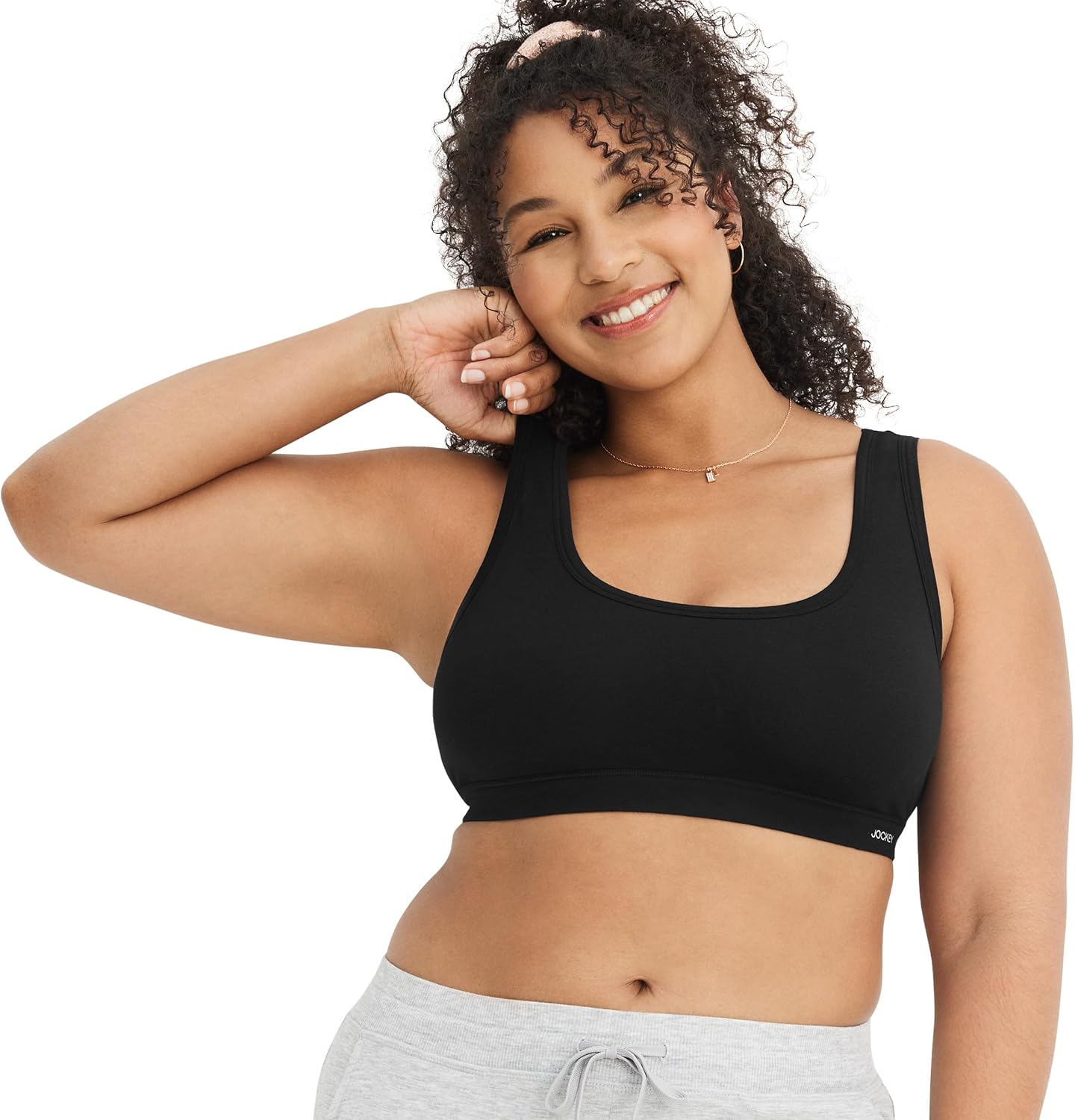 Jockey Women’s Bra Organic Cotton Stretch Tank Strap Bralette