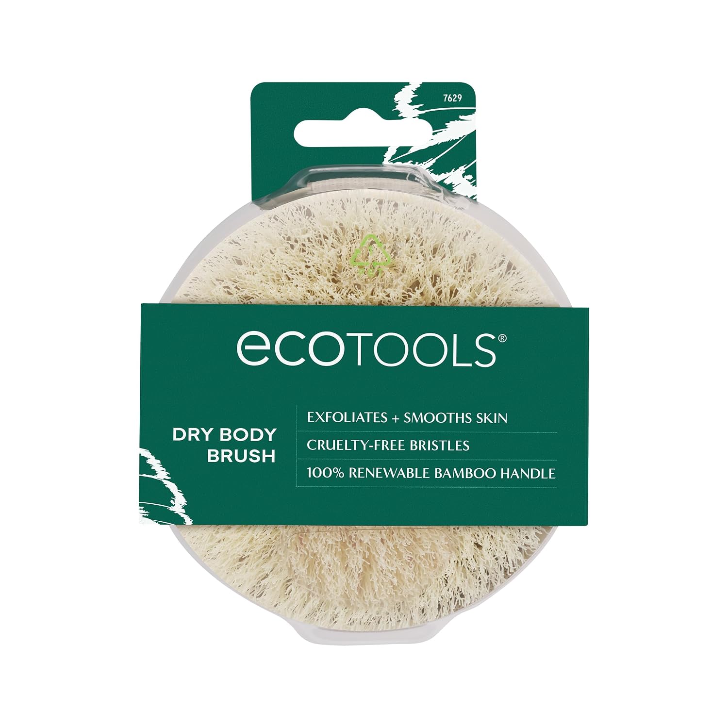 EcoTools Dry Body Brush for Shower Skincare, 1 Count