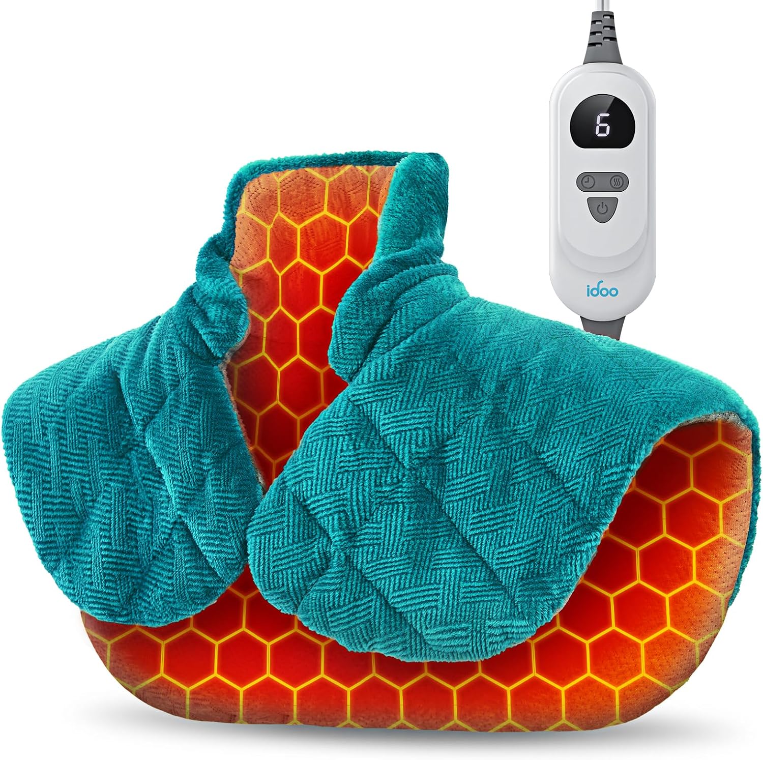 iDOO Graphene-Infused Heating Pad for Neck, Shoulders & Back