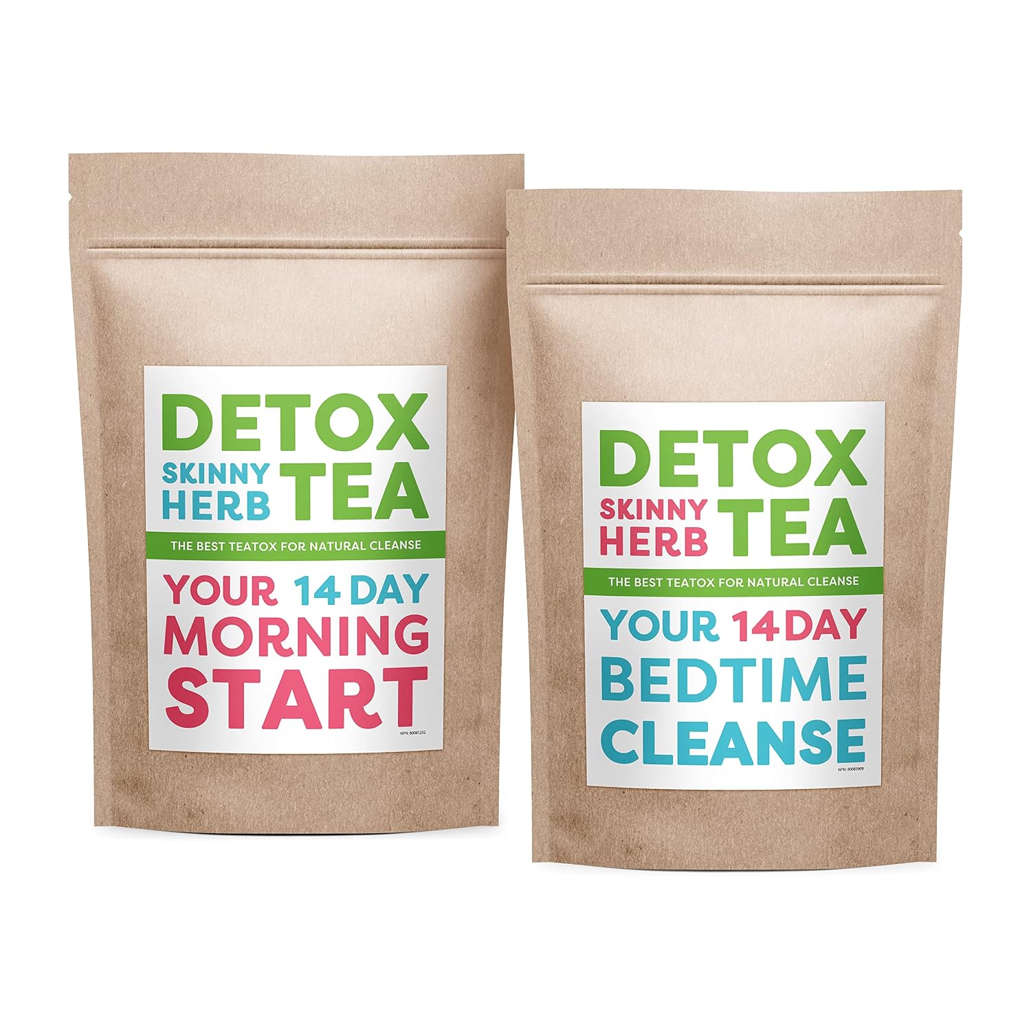 14 Day Teatox: Detox Skinny Herb Tea – Effective Detox Tea – Helps with Bloating and Constipation – Supports Body Cleanse – 100% NATURAL