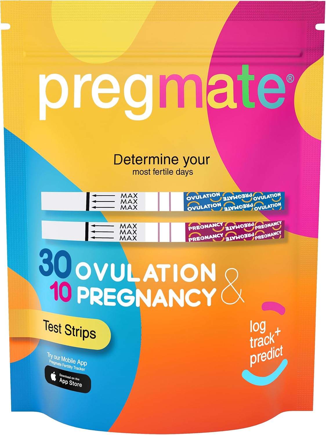 Pregmate 30 Ovulation and 10 Pregnancy Test Strips