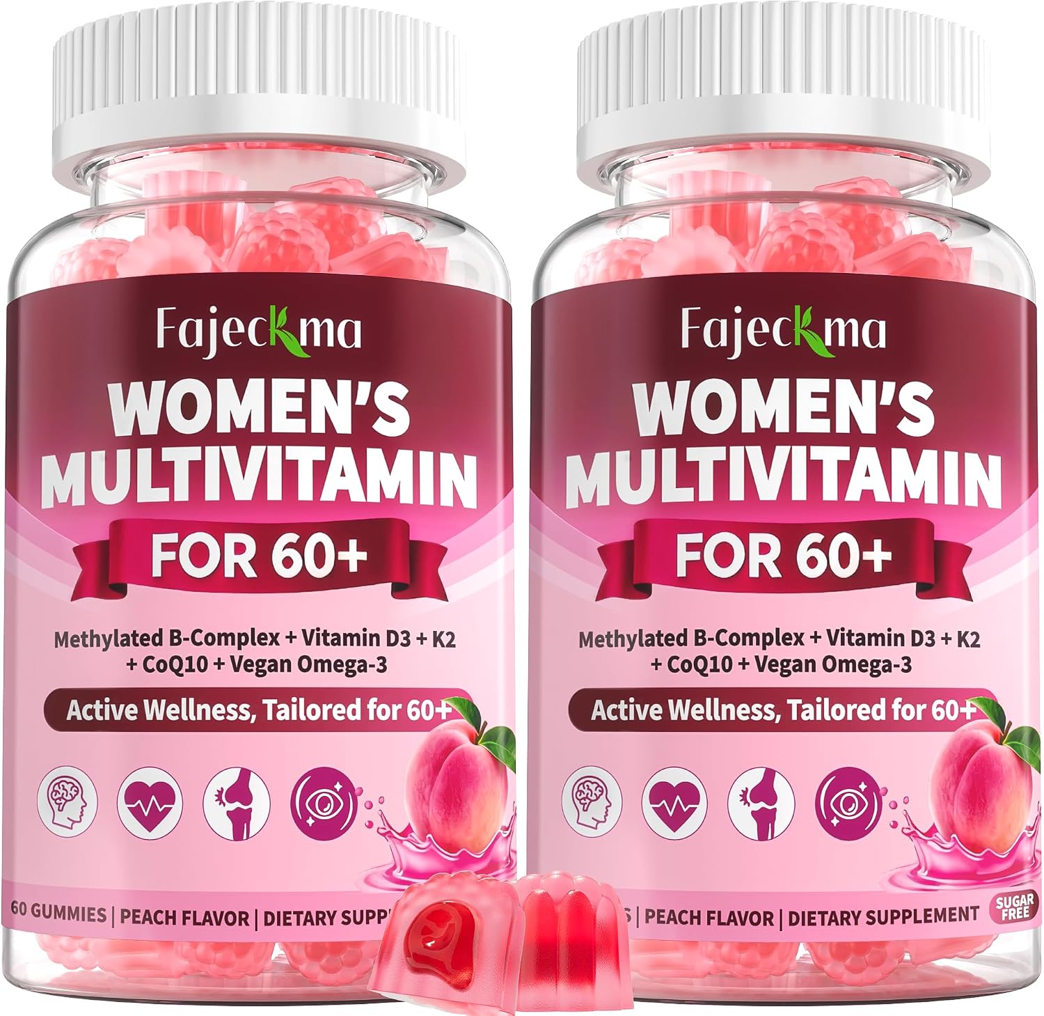 Gummies Multivitamin for Women Over 60: Vegan Multivitamin Gummies