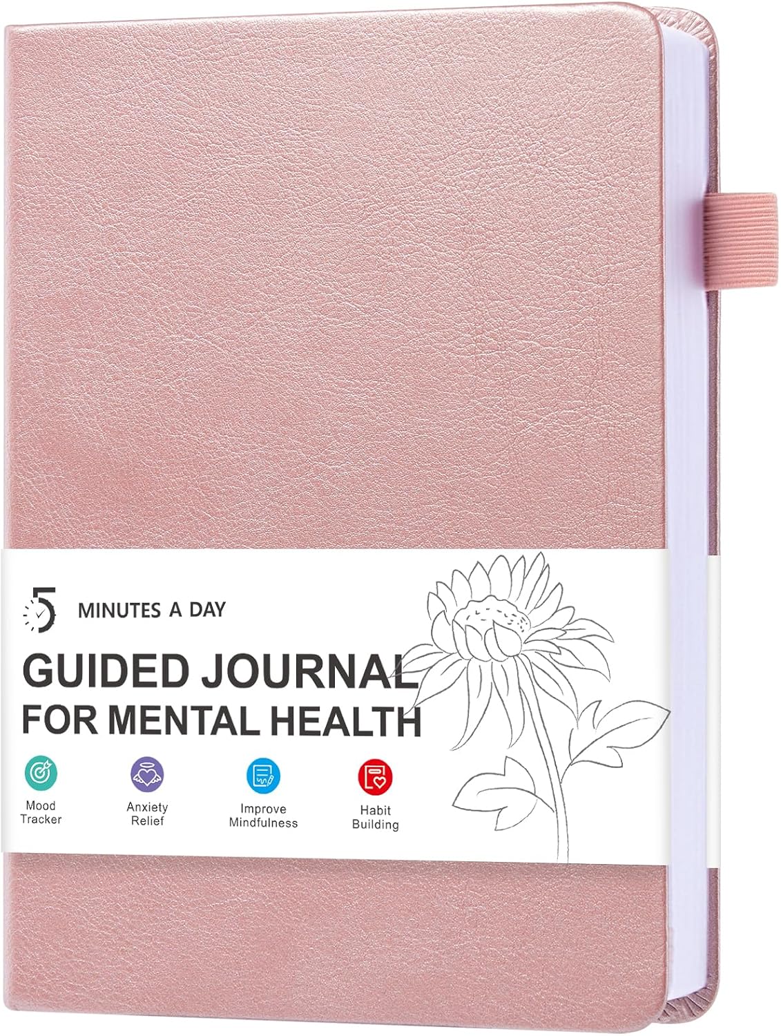 5 MINUTES A DAY Mental Health Journal, 90-Day Guided Journal