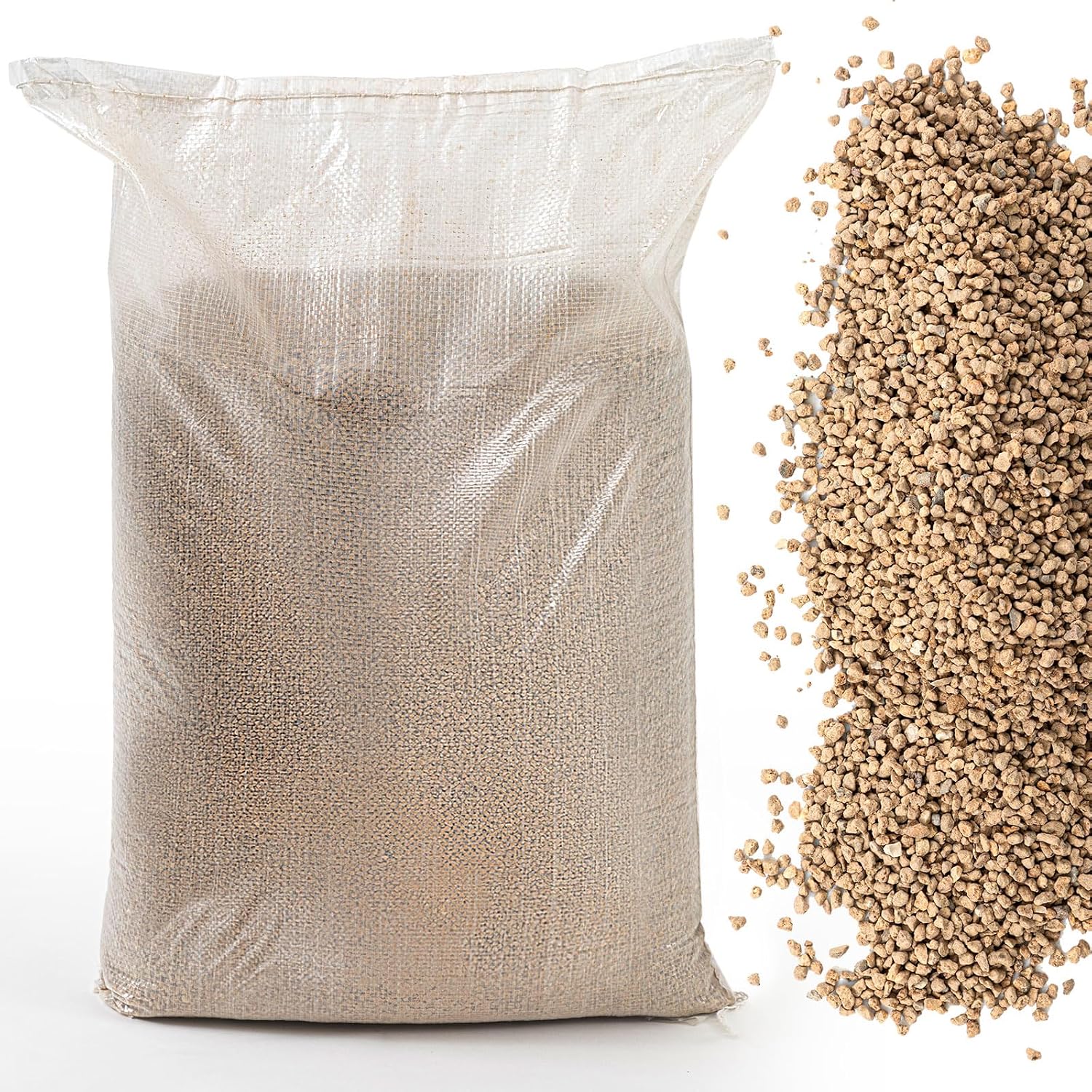 Nuanchu 20lb Granular Bentonite Clay for Pond Sealing Granular All Natural Pond Sealant Bentonite Clay Powder Natural Soil Liner for Pool Leak Repair Dam Sealer Cat Litter Clumping