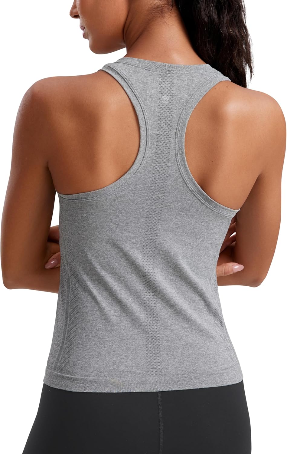 CRZ YOGA Seamless Racerback Tank Waist Length