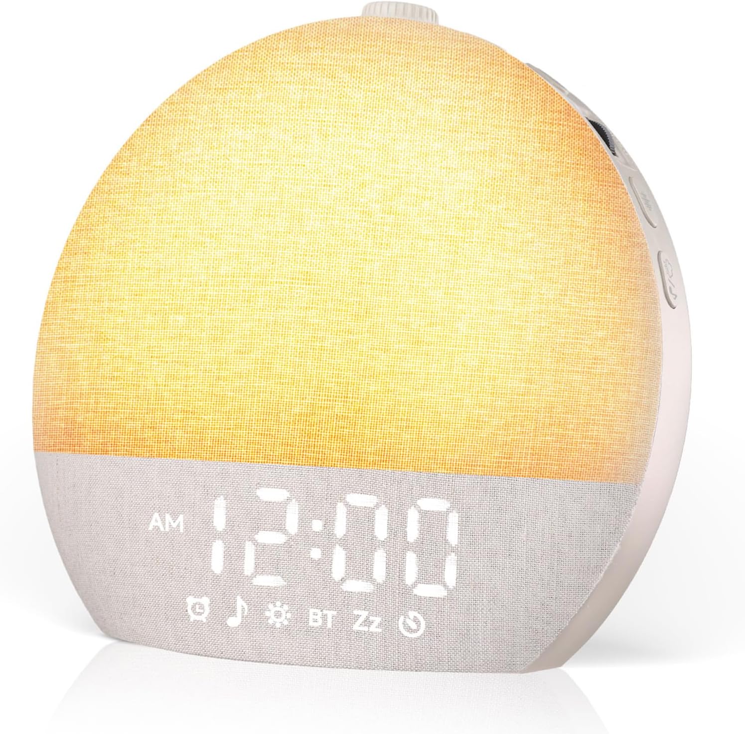 Geuuap Sunrise Alarm Clock White Noise Machine with Bluetooth Speaker,Khaki