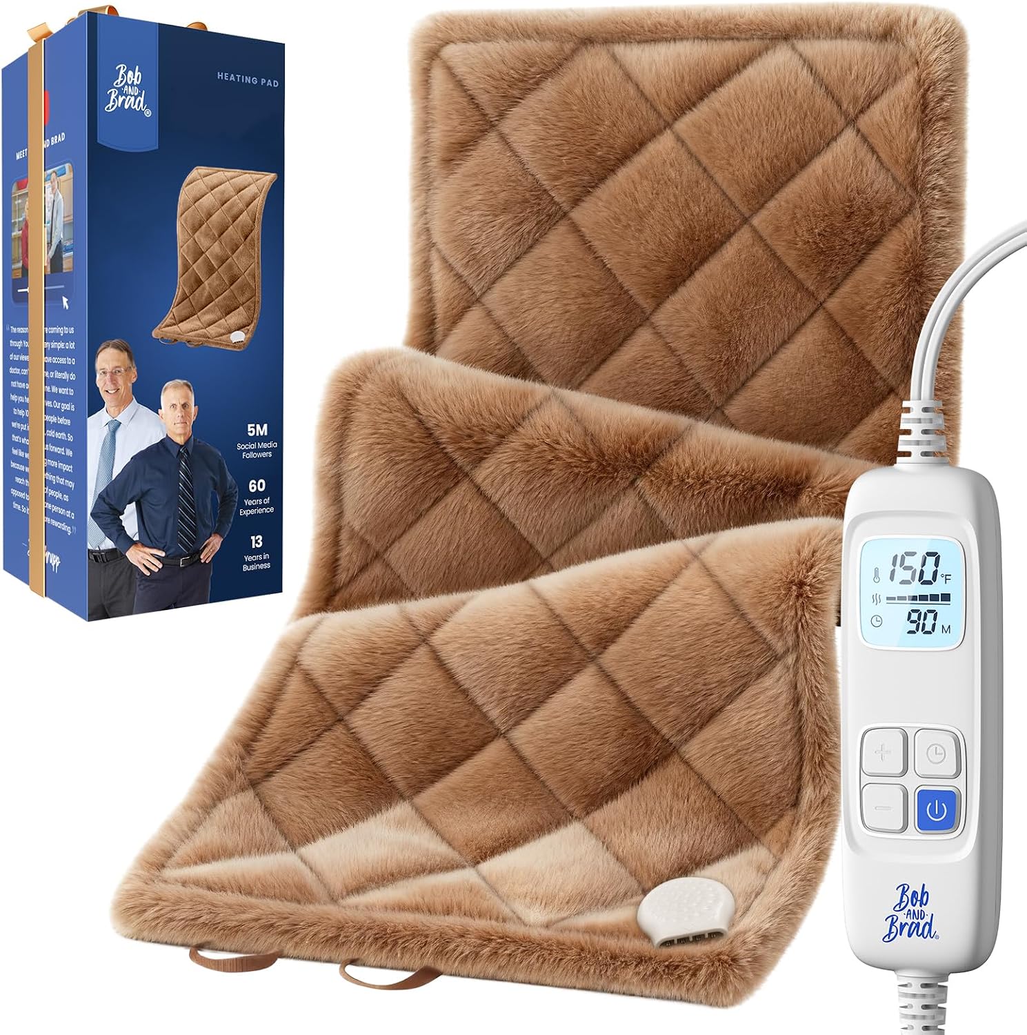 BOB AND BRAD TheraHeat 2.4lb Weighted Heating Pad with Far Infrared