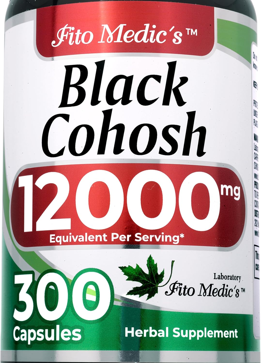 FITO MEDIC’S Lab | Black Cohosh |300 Capsules