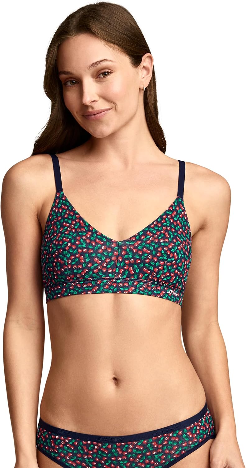Jockey Women’s Bra Organic Cotton Stretch Triangle Bralette