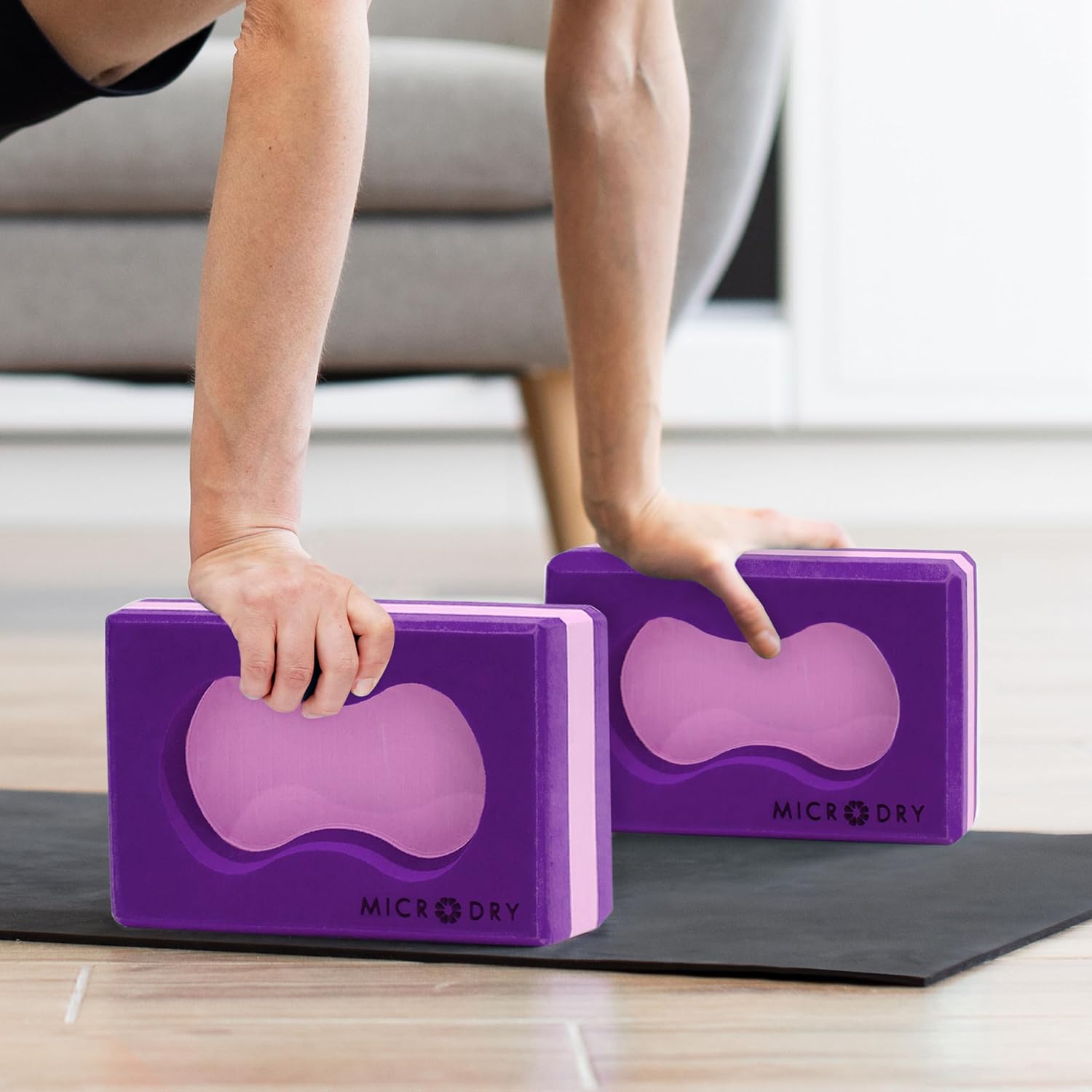 Microdry Sure-Grip Yoga Blocks Collection