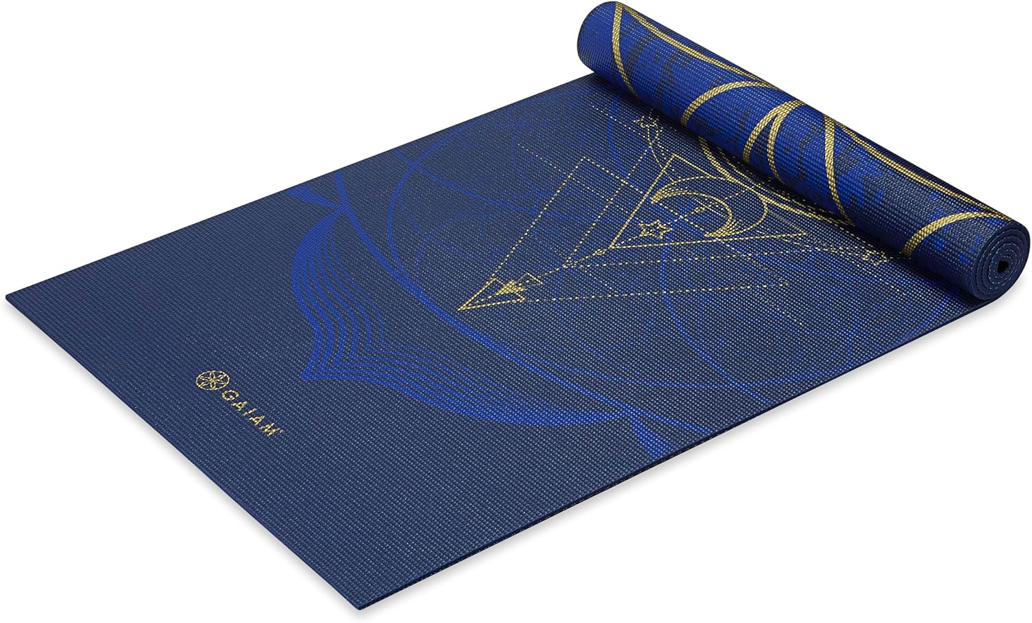 Gaiam Yoga Mat – Premium 6mm Print Reversible Extra Thick Non Slip Exercise & Fitness Mat for All Types of Yoga, Pilates & Floor Workouts (68″ x 24″ x 6mm Thick)