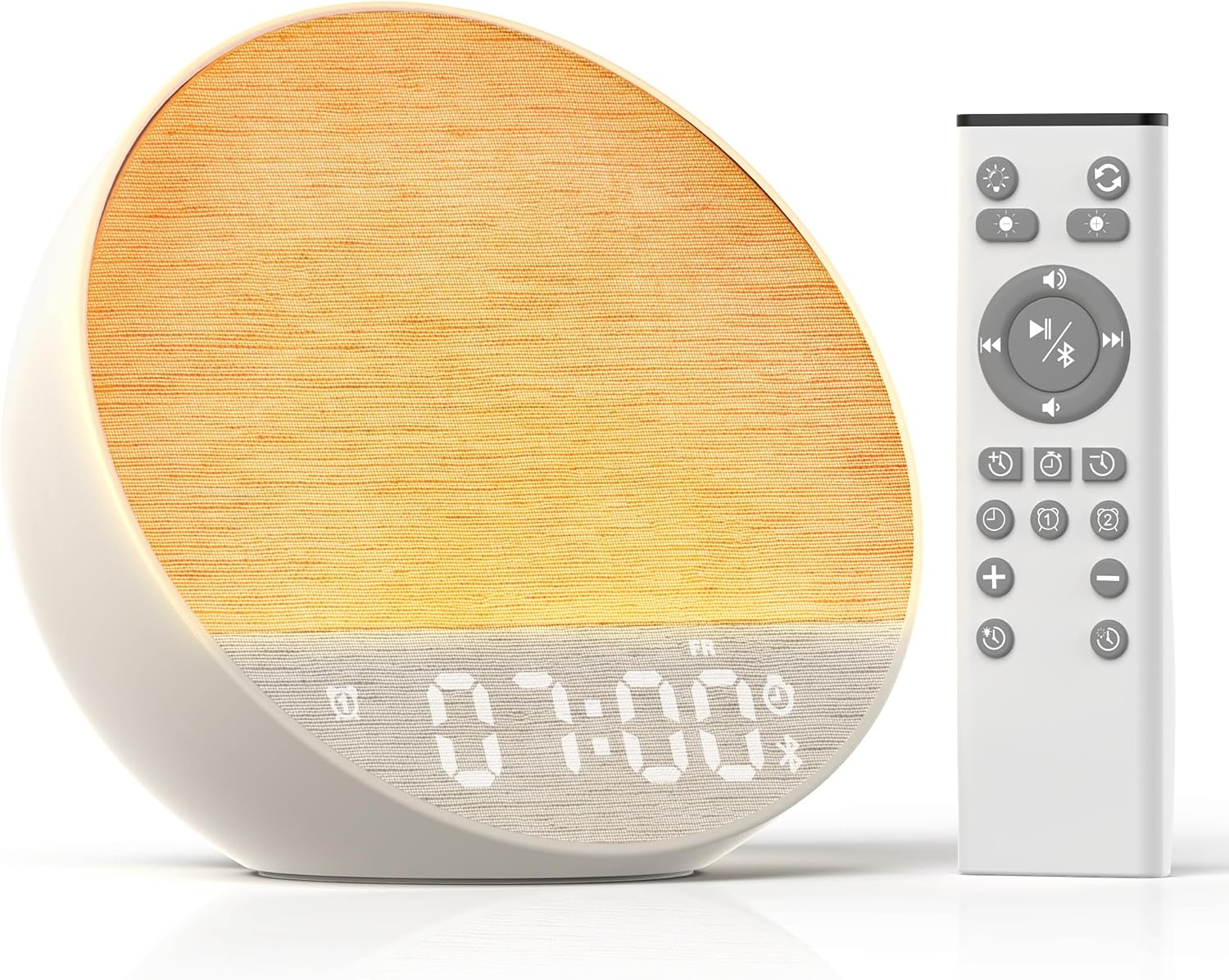 Sunrise Alarm Clock with Sound Machine, Bluetooth Speaker, Remote, Putty