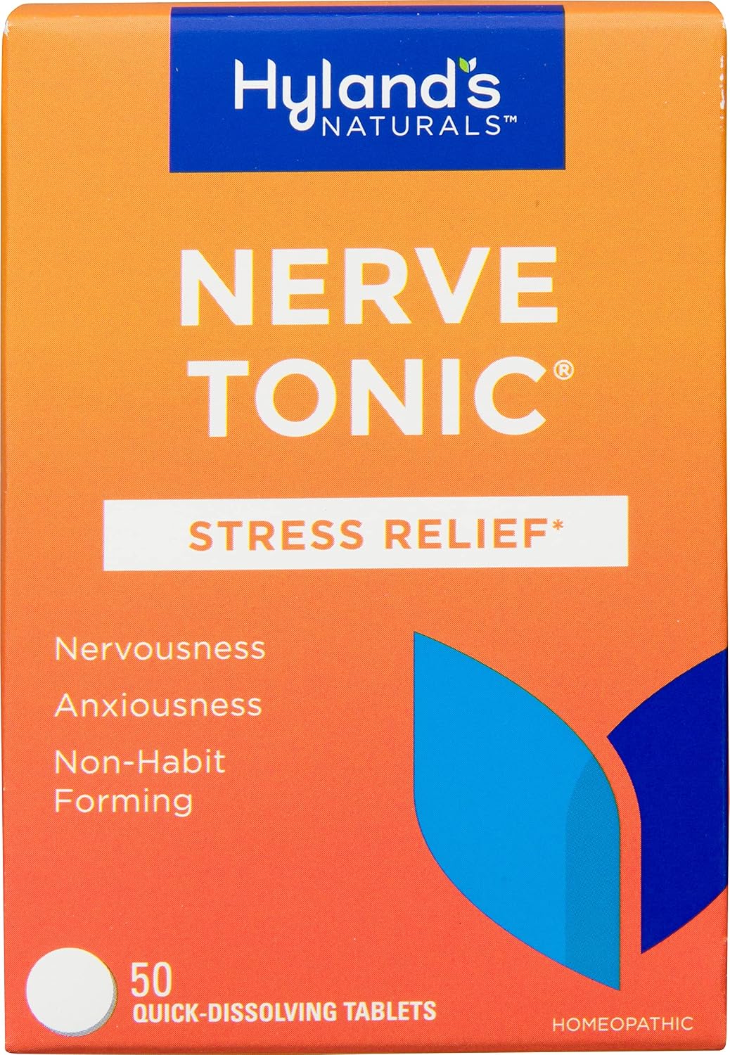 Hyland’s Stress Relief Nerve Tonic for Nervousness and Irritability, 50ct