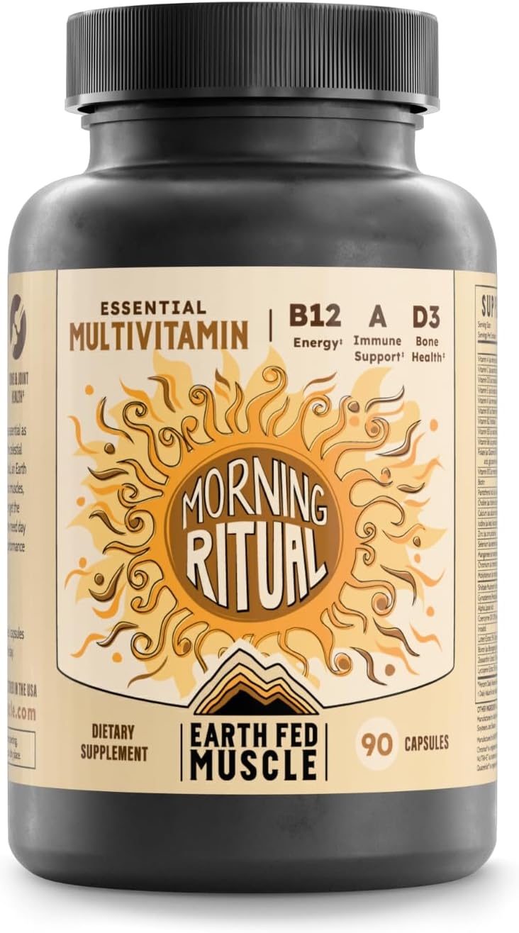 Earth Fed Muscle Morning Ritual Multivitamin for Men and Women