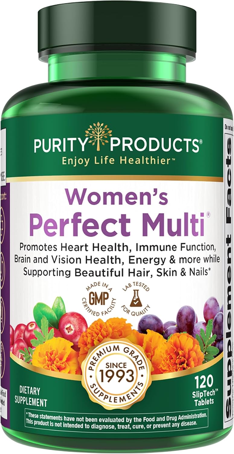 Purity Products Women’s Perfect Multi Balanced Multivitamin – 120 Tablets